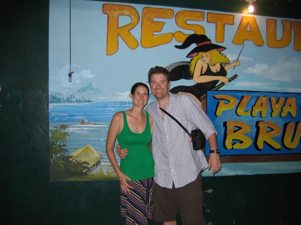 Suzi and Matt at Playa Bruja